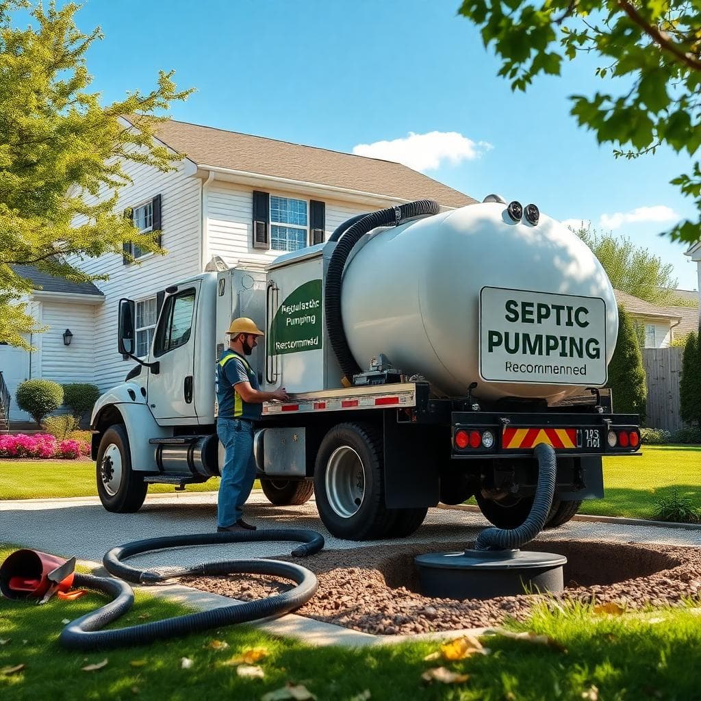 Pumping your septic system as regularly