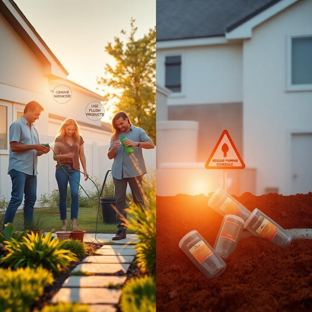 Septic-safe habits that matter more than additives