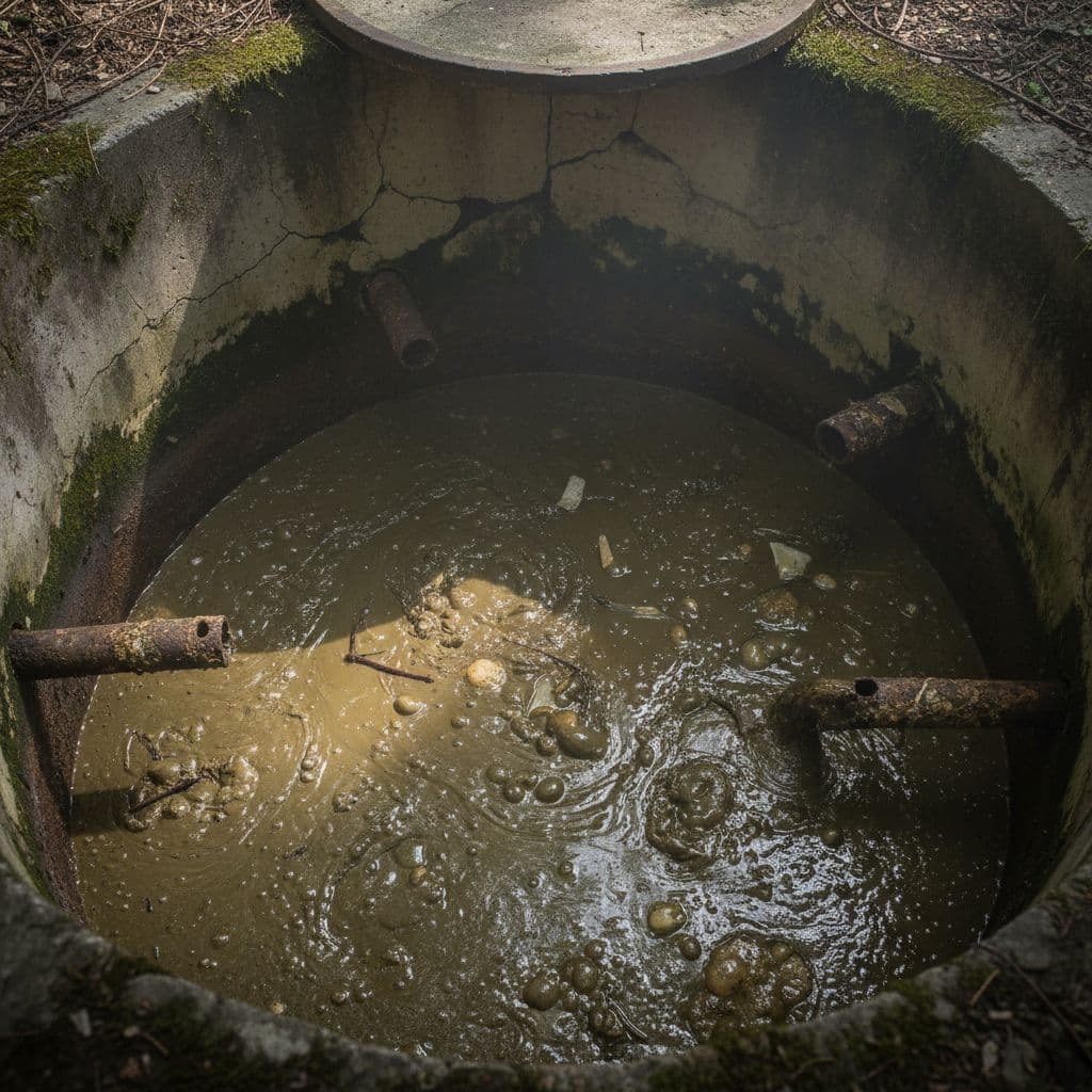 Sludge in Septic Tank