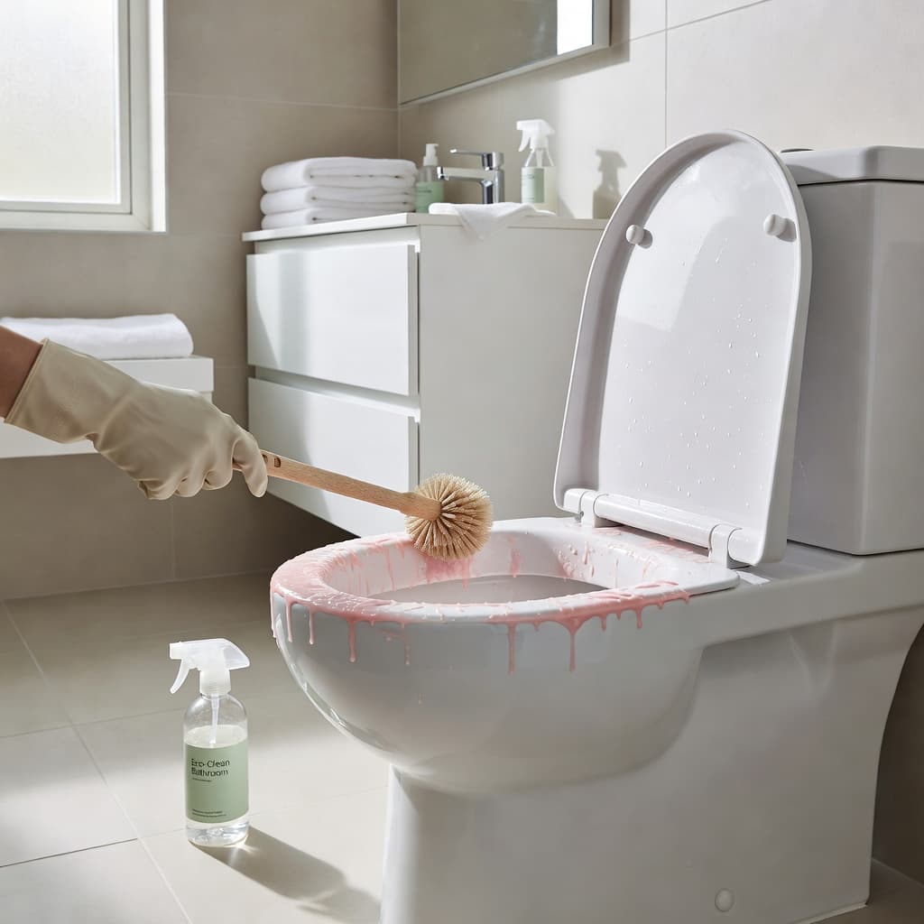 How to Clean Pink Slime From a Toilet