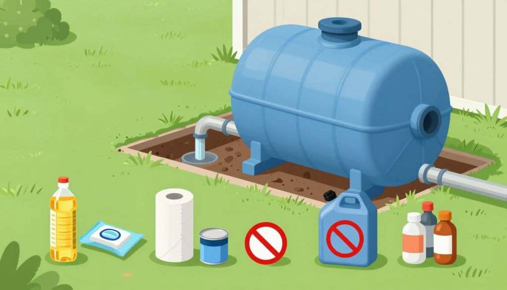 Keep Harmful Materials Out of the Septic System