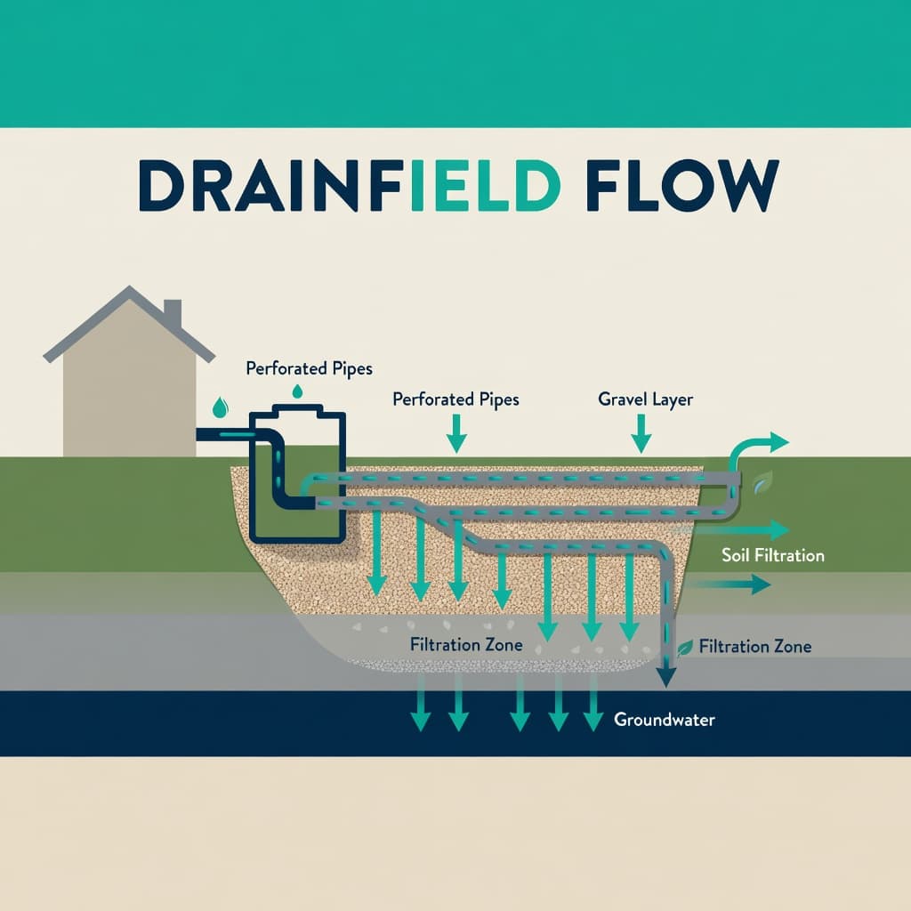 septic drainfield diagram 
