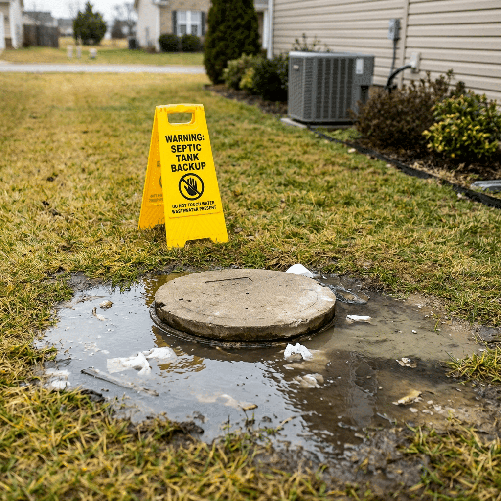 Septic Tank Backup